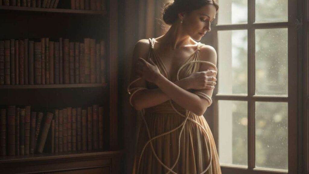 Literary & Poetic Bondage Captions