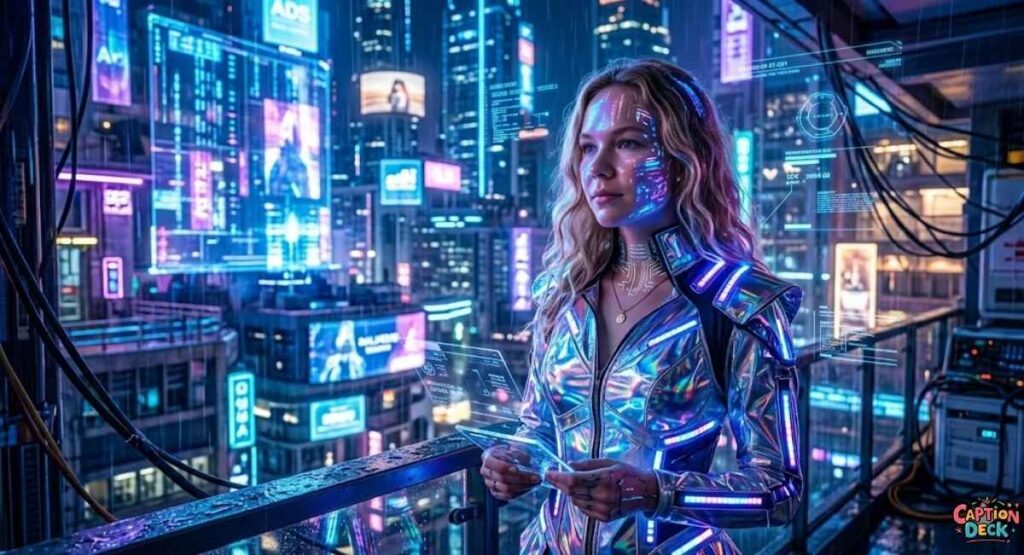 Cyber and Futuristic A High Tech Sissy Captions GIF