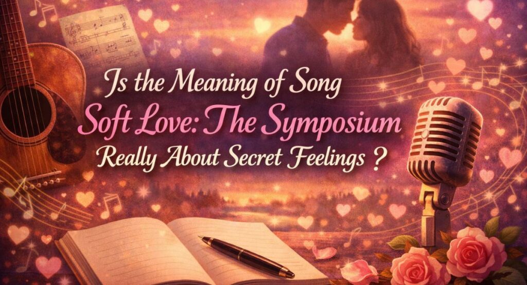 Is the Meaning of Song Soft Love The Symposium Really About Secret Feelings