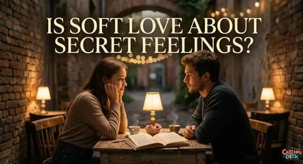 Is the Meaning of Song Soft Love The Symposium Really About Secret Feelings