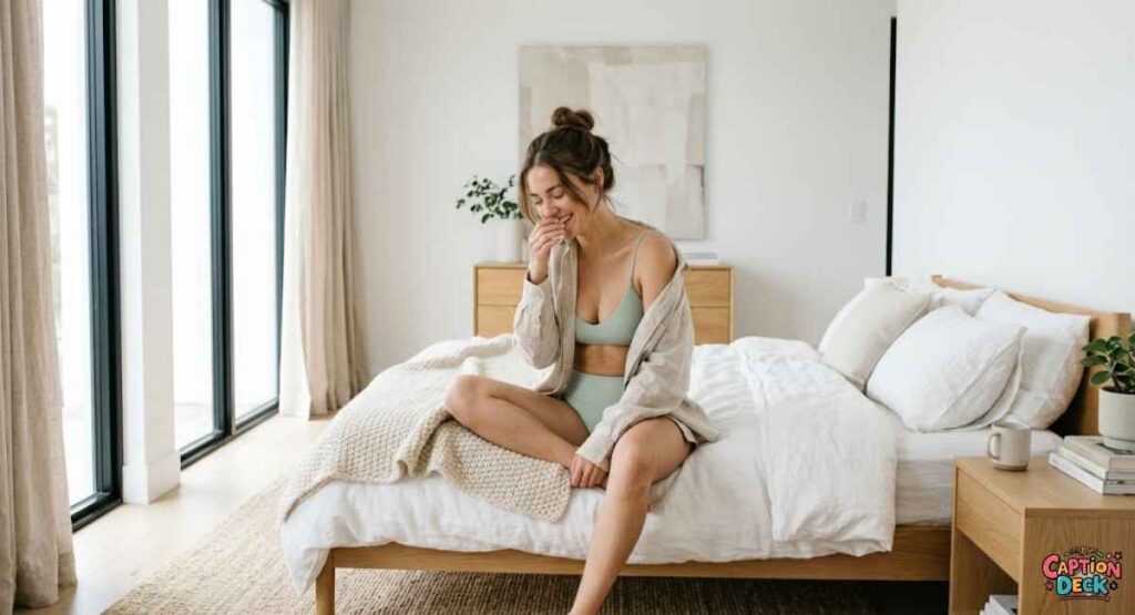 Cute Nude Captions With Soft, Playful Vibes