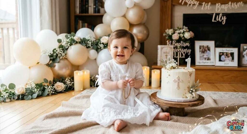 First Baptism Anniversary Captions
