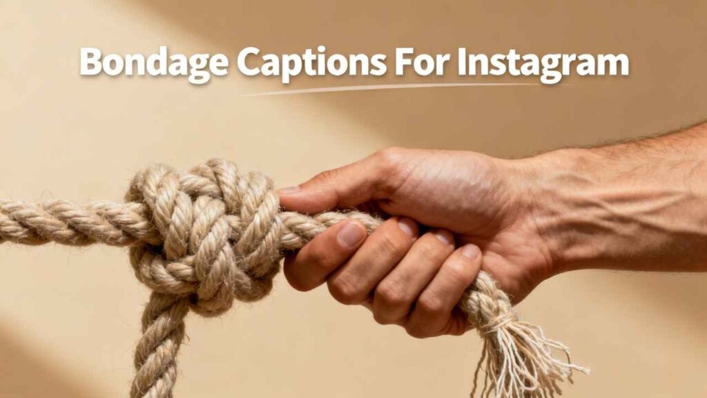 550+ Bondage Captions For Instagram in 2026