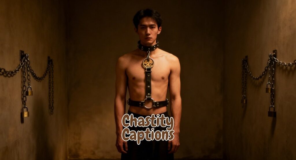 410+ Chastity Cage Captions to Lock His Mind and Body