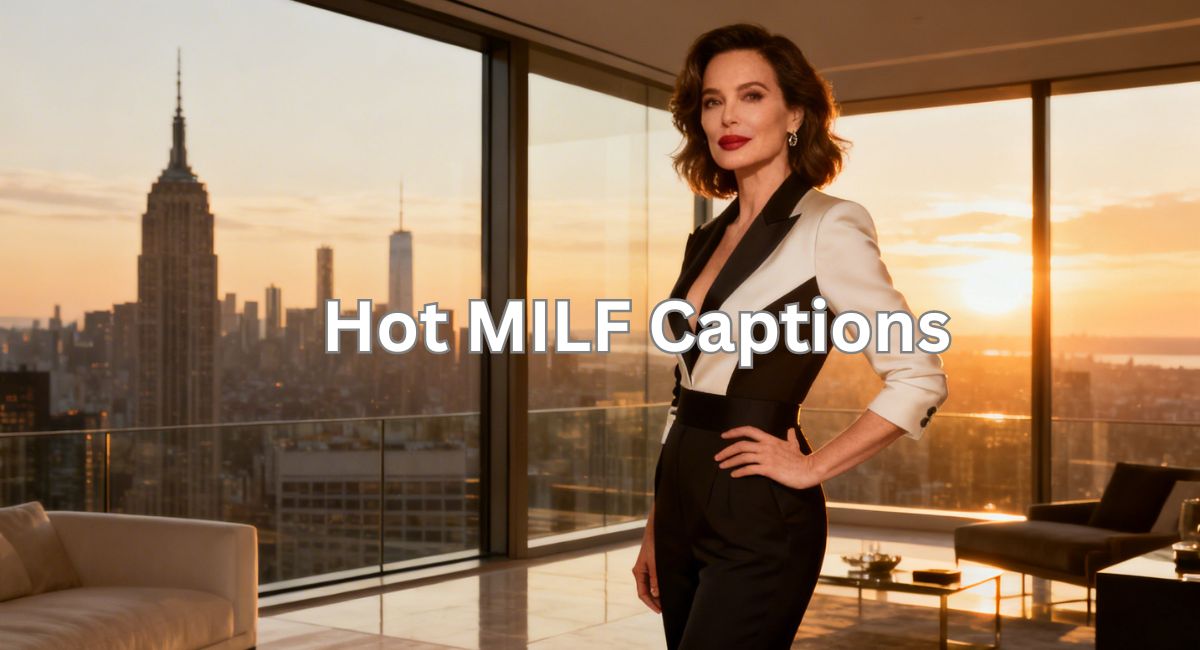 350+ Hot MILF Captions for Confident, Bold, and Flirty Posts